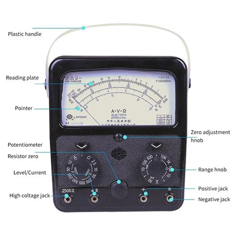 Mult Metro Anal Gico Mf Volt Ampere Ohm Meter Grandado