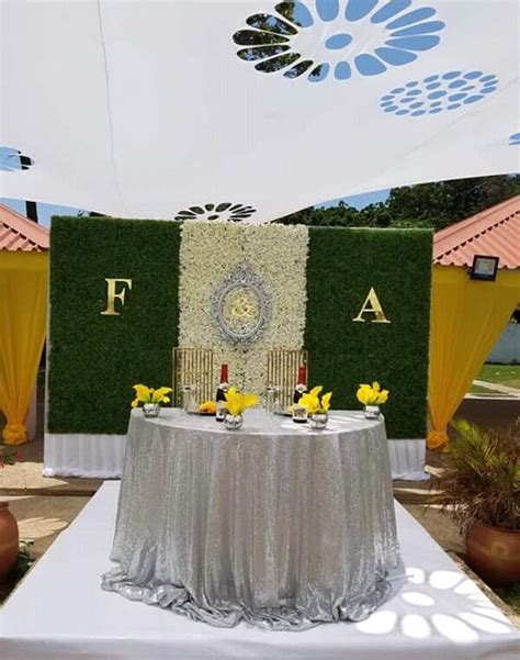Clipkulture Couple Stage Decor For Ghana Engagement Ceremony