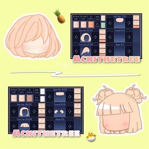 𝐀𝐂𝐍𝐈 Gacha On Instagram 🛍 Gacha Club Hairstyles By Acnithetree 💳