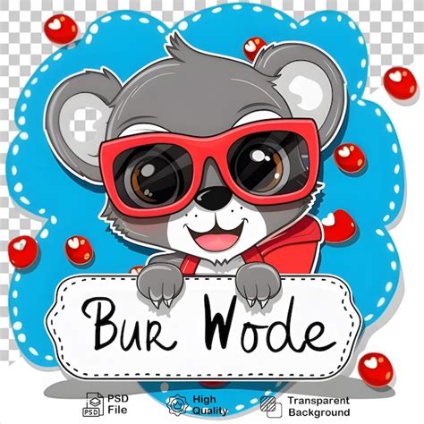 Premium Psd Sticker Wolf Isolated On Transparent Background With Png File