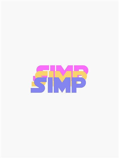 simp sticker  samatha redbubble