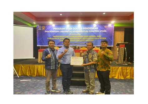 program doktor pendidikan umsu gelar seminar nasional penulisan