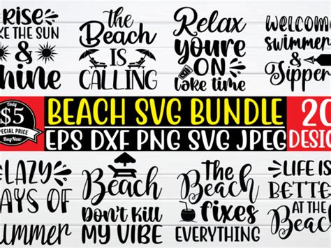 Beach Svg Bundle T Shirt Template Buy T Shirt Designs