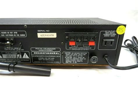 MARANTZ SR225 Stereo AM/FM Tuner Receiver Tested & Working | #3925572064