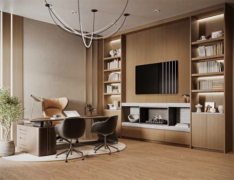 MODERN HOME OFFICE DESIGN on Behance