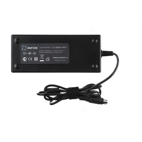 Блок питания AMTOK I-12-8000 - 4PIN 12В 8А (12 V 8 A) стабилизированный ...
