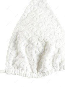 ZAFUL Tie Side String Terry Cloth Toweling Textured Triangle Bikini Swimwear In MULTI A ZAFUL 2025