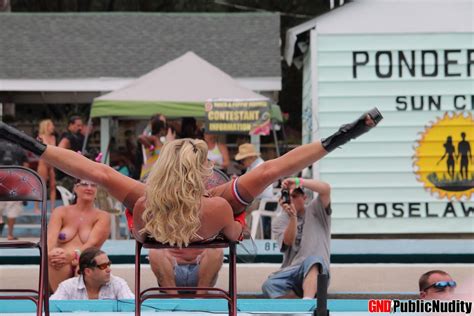 No Ones Shy At A Public Nudity Party Where Hot Girls Walk Around Naked And Flashing The Cameras