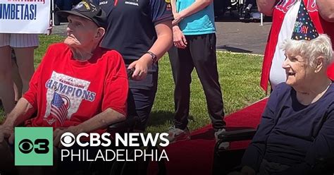 Phillie Phanatic Surprises World War Ii Vet On His 100th Birthday In