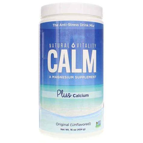 Natural Calm Plus Calcium, Natural Vitality