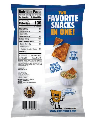 PRETZELIZED™ Snacks Sea Salt Pita Chips, 7 oz - Kroger