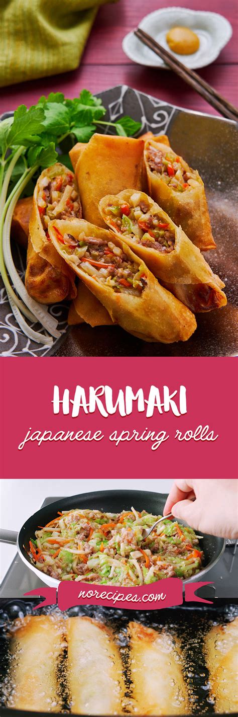 Harumaki 春巻き Japanese Spring Roll Recipe