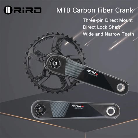 RIRO MTB Carbon Fiber Crank 11 12 Speed Direct Mount Bicycle Carbon