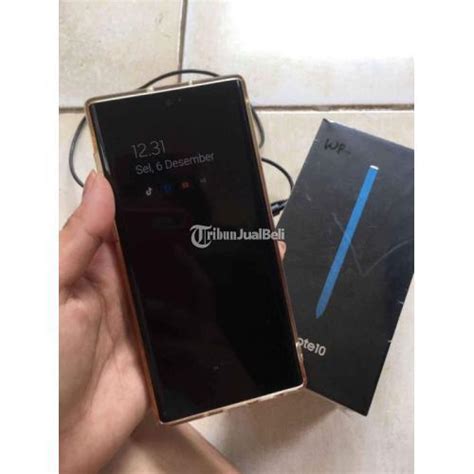 HP Samsung Note 10 8 256GB Fullset Bekas Nominus Normal Lengkap S Pen