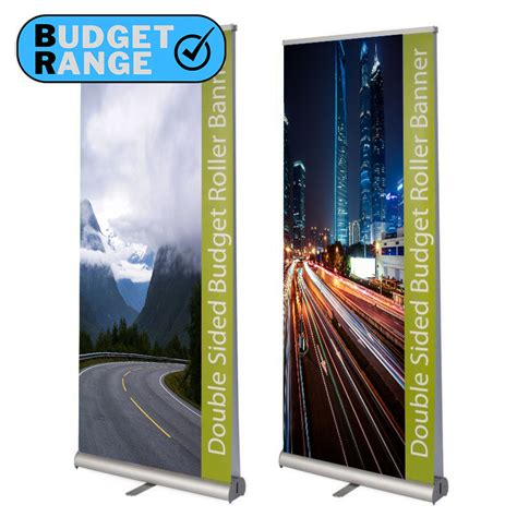 Budget Double Sided Roller Banner