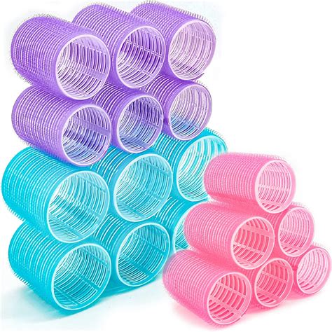 Amazon Yevyo Jumbo Hair Rollers Packs Large Hair Rollers For