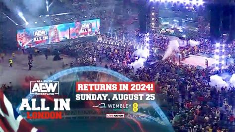 Aew All In London 2024 Wembley Stadium 25 Aug Dell Moreen