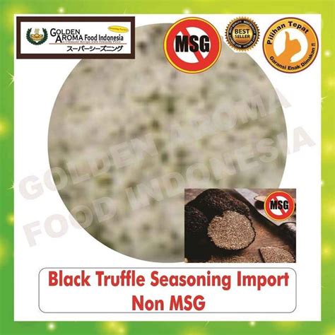 Jual Bumbu Tabur Rasa Black Truffle Seasoning Import Non Msg Kg Bubuk