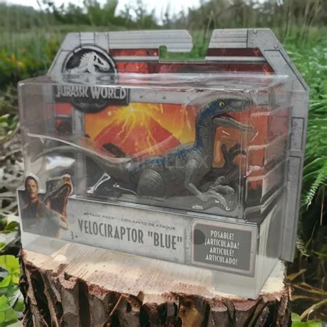 Jurassic World Fpf12 Attack Pack Velociraptor Blue 17 Cm Mattel 2017 Eur 8909 Picclick De