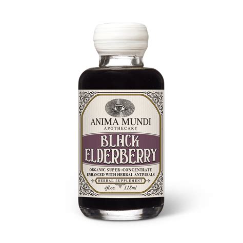 Anima Mundi | Black Elderberry Syrup | Organic Antivirals – Pretty Well