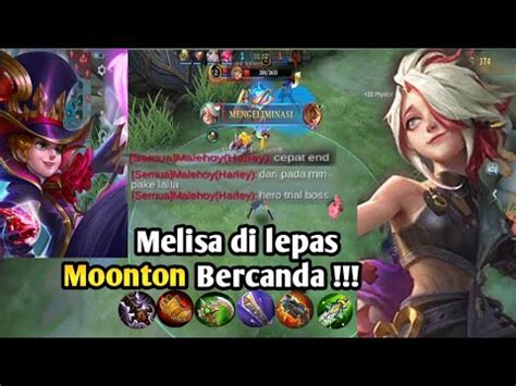 HARLEY NYA PUTUS ASA V SOLO RANK MOBILE LEGENDS BANG BANG HERO MELISA