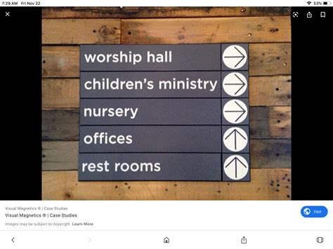 Directional and wayfinding signs in florence ky for florence baptist