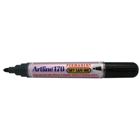 Artline 170 Permanent Marker Black Box Of 12