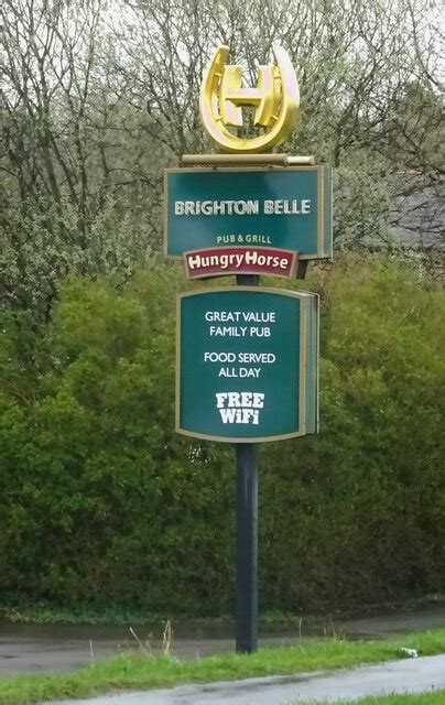 Sign For The Brighton Belle Public House JThomas Geograph Britain