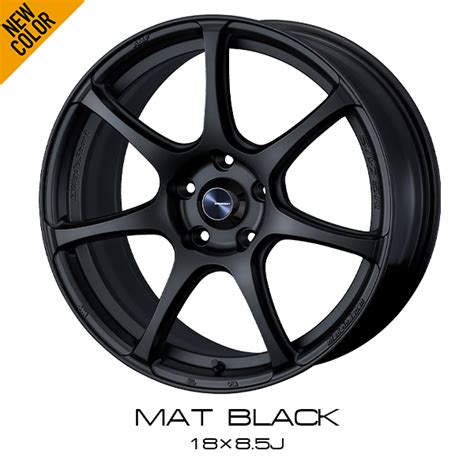 WedsSport SA 75R 187 5 45 5100 Mat Black Finish Wheel Set 74109