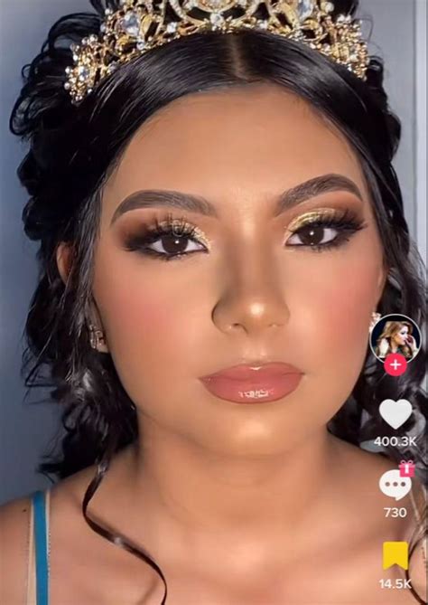 Gold Makeup Looks Subtle Makeup Green Makeup Quinceanera Makeup