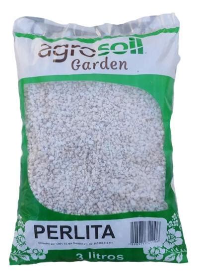 Perlita Expandida Grossa Substratos Grow Cultivo Litros Agrosoil