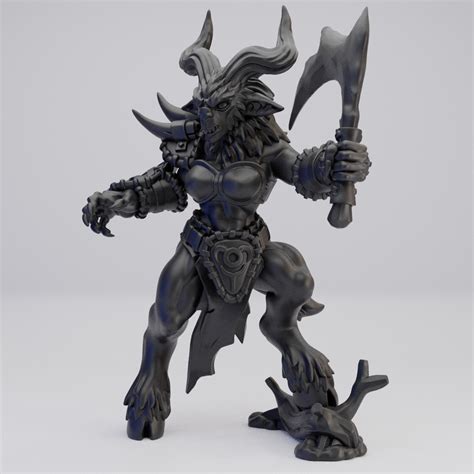 Hot Goblin サテュロス女性B ミニチュア ホットゴブリン TRPG 野性