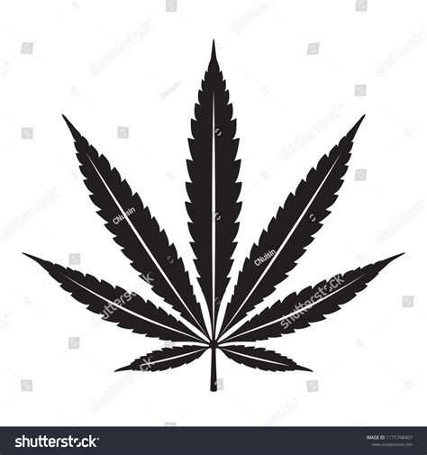 Easy Pot Leaf Drawing