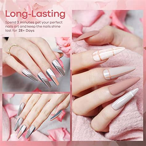Modelones Gel Nail Polish Set Colors Nude Brown Nedysia