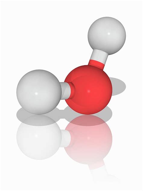 Water Chemical Compound Molecule Photograph by Laguna Design/science ...