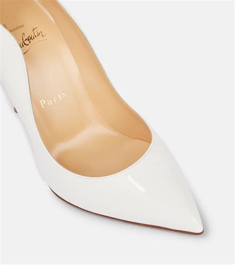 Hot Chick Patent Leather Pumps In White Christian Louboutin Mytheresa