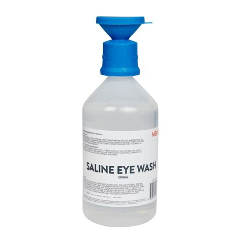 EWS500 MEDIQ EYEWASH SALINE SOLUTION 500mL – Specialised Safety