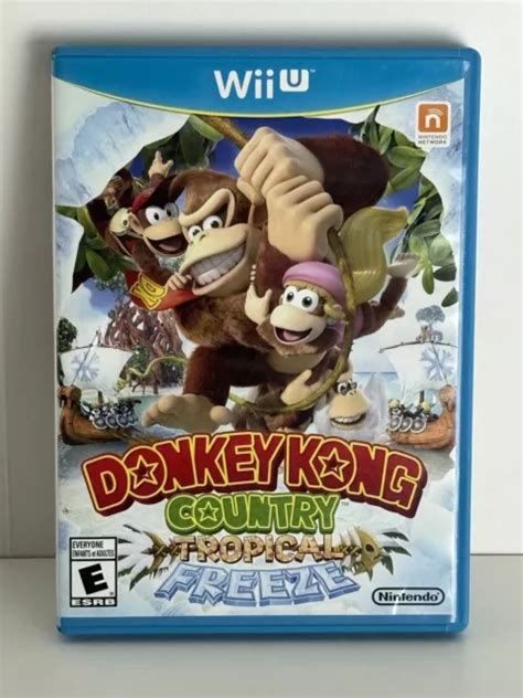 DONKEY KONG COUNTRY Tropical Freeze Nintendo Wii U Complet CIB Testé