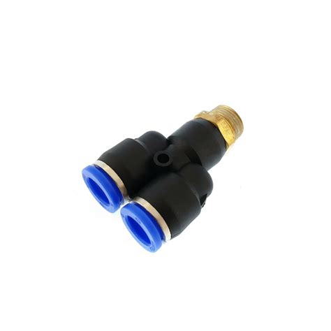 Conector Macho De Presión Y Pieza Neumático Accesorios Rosca Bsp Para Aire Ebay