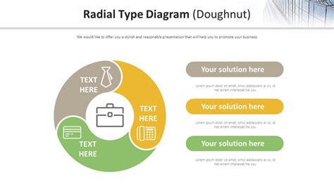 Radial Type Diagram Doughnut