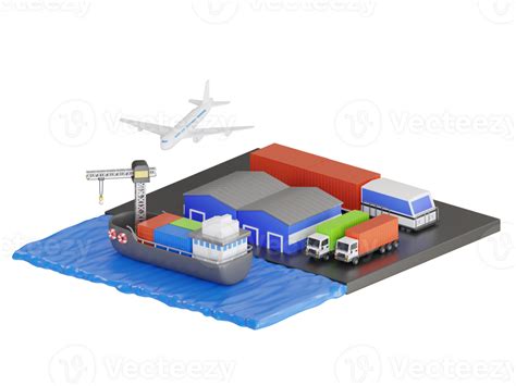 3d Fast International Deliveries Different Modes Of Transport