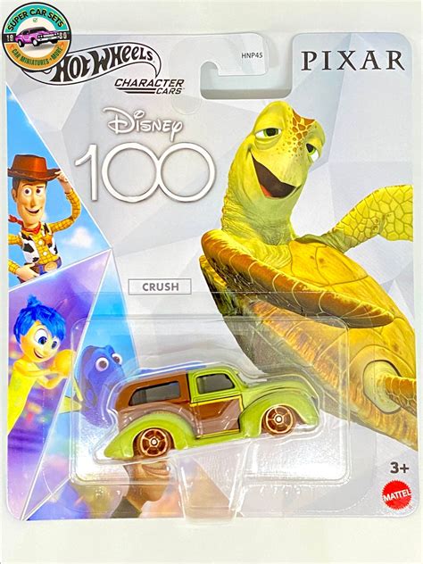 Hot Wheels Character Disney 100 Years Pixar Finding Nemo Crush Etsy