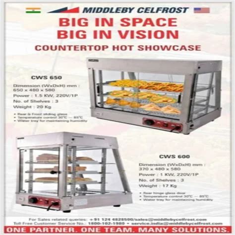 Metal Square Hot Display Counter For Bakery At Piece In Mahagama ID