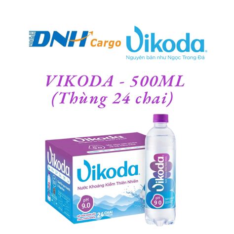 Vikoda Nước Khoáng Kiềm Thiên Nhiên 500 ml (Thùng 24 chai) | Shopee ...