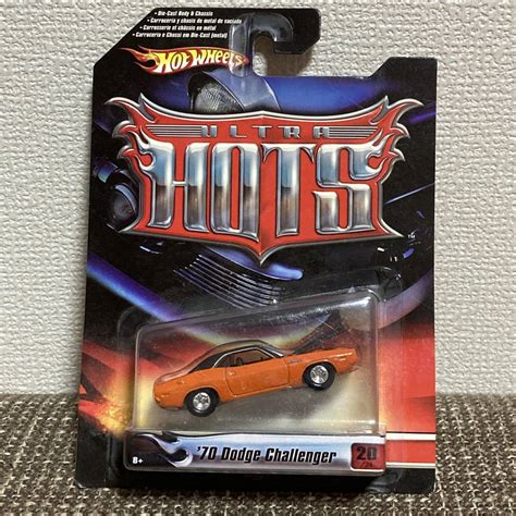 N ホットウィール ダッジチャレンジャー オレンジ HOT WHEELS ULTRA HOTS Dodge Challenger orange L