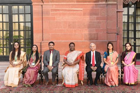 The probationers of Indian Trade Service called on the President of