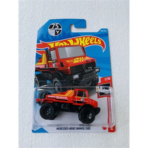JEEP HOTWHEELS HOT WHEELS 風火輪風火輪 MERCEDES BENZ UNIMOG 橙 蝦皮購物