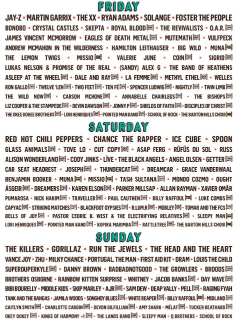 Red Hot Chili Peppers At ACL Onstage Magazine