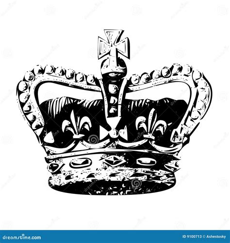 Crown King And Queen Clipart Set Cartoon Vector