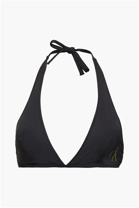 CALVIN KLEIN Triangel Bikini Oberteil Mit Print THE OUTNET